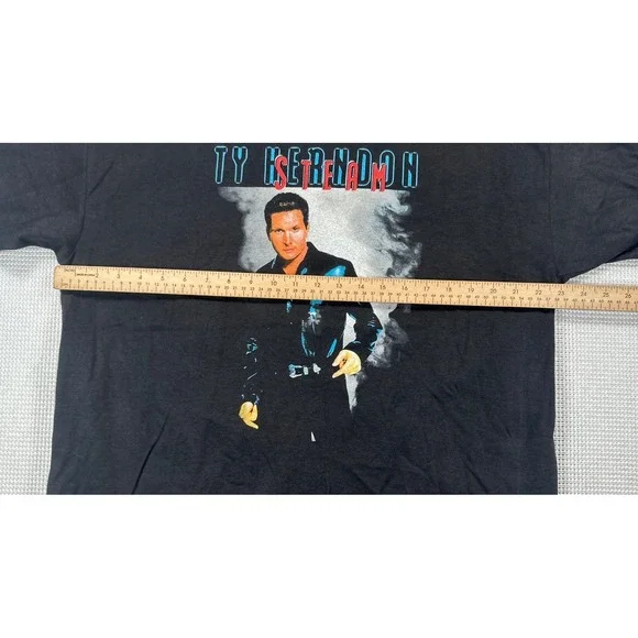 Ty Herndon Men's XL Country Music T-Shirt Steam Band Tour Black - Picture 4 of 5
